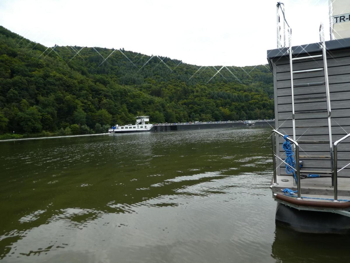 Hotel Hausboot Moselrose in Pölich Polich Exterior foto